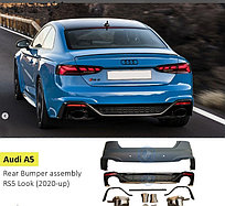 Задний бампер в сборе на Audi A5 II (F5) 2020-по н.в стиль RS5