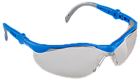 Очки ЗУБР "ЭКСПЕРТ" защитные, прозрачные с двухкомпонентными регулируемыми дужками