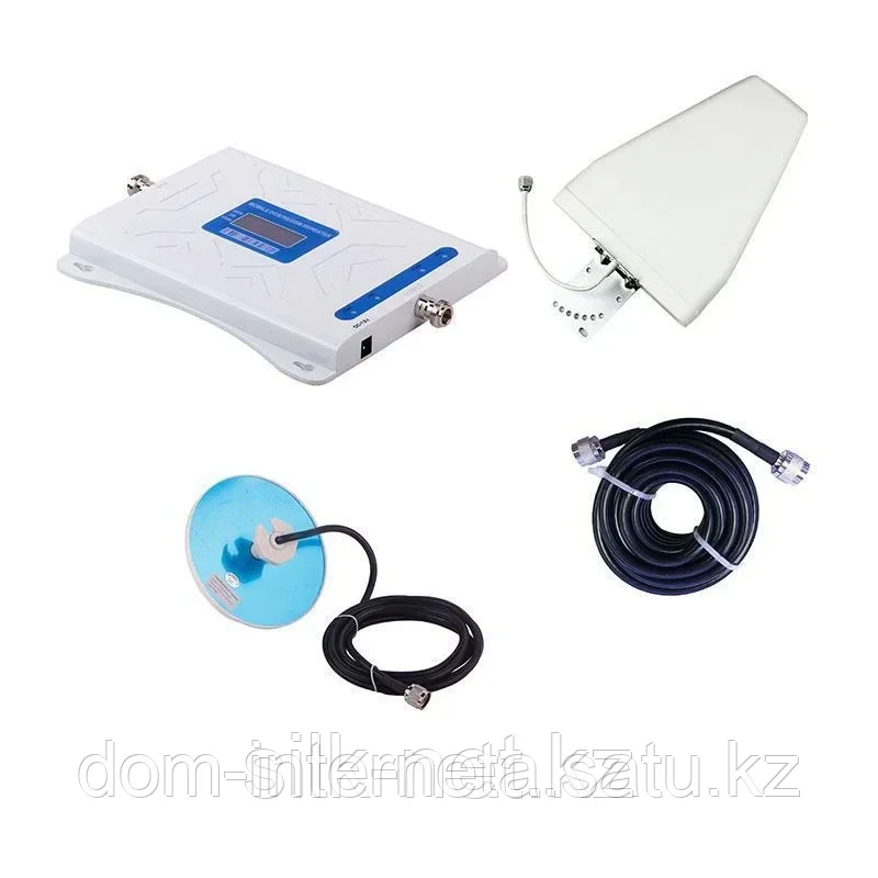 Усилитель Репитер GSM+3G+4G, Beeline, Kcell, Tele2, Altel, GSM Репитер