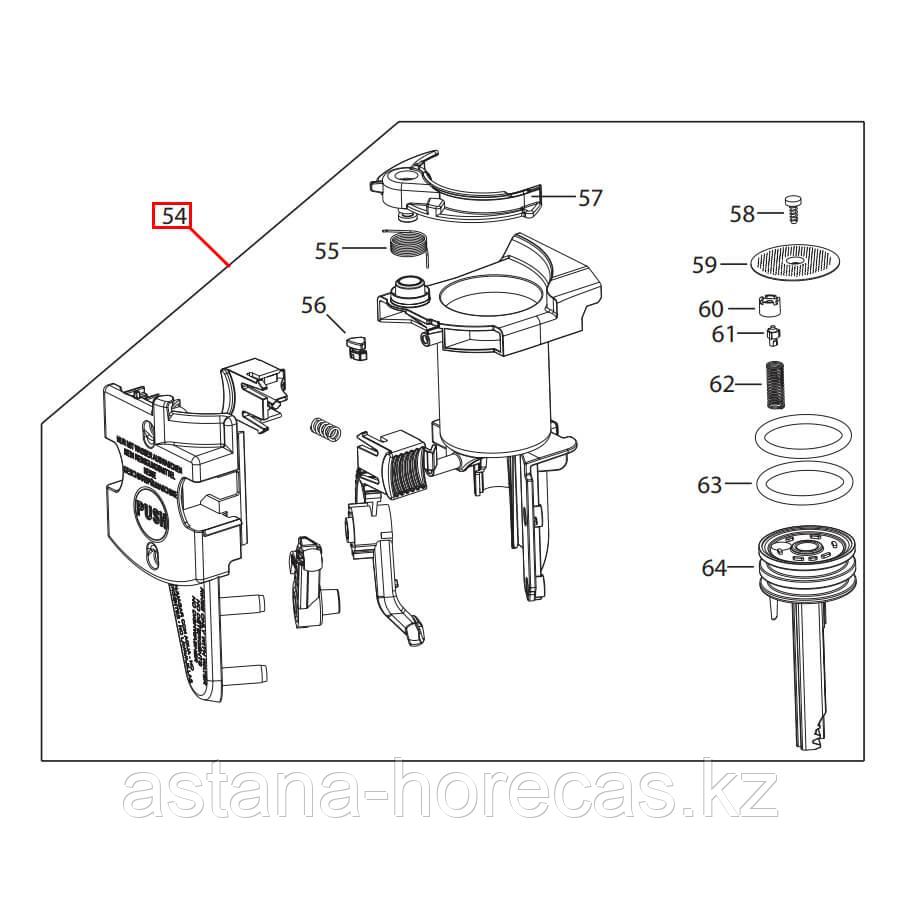 Заварочный узел кофемашины Delonghi для ECAM, ETAM, 7313232331 - фото 9 - id-p101046048