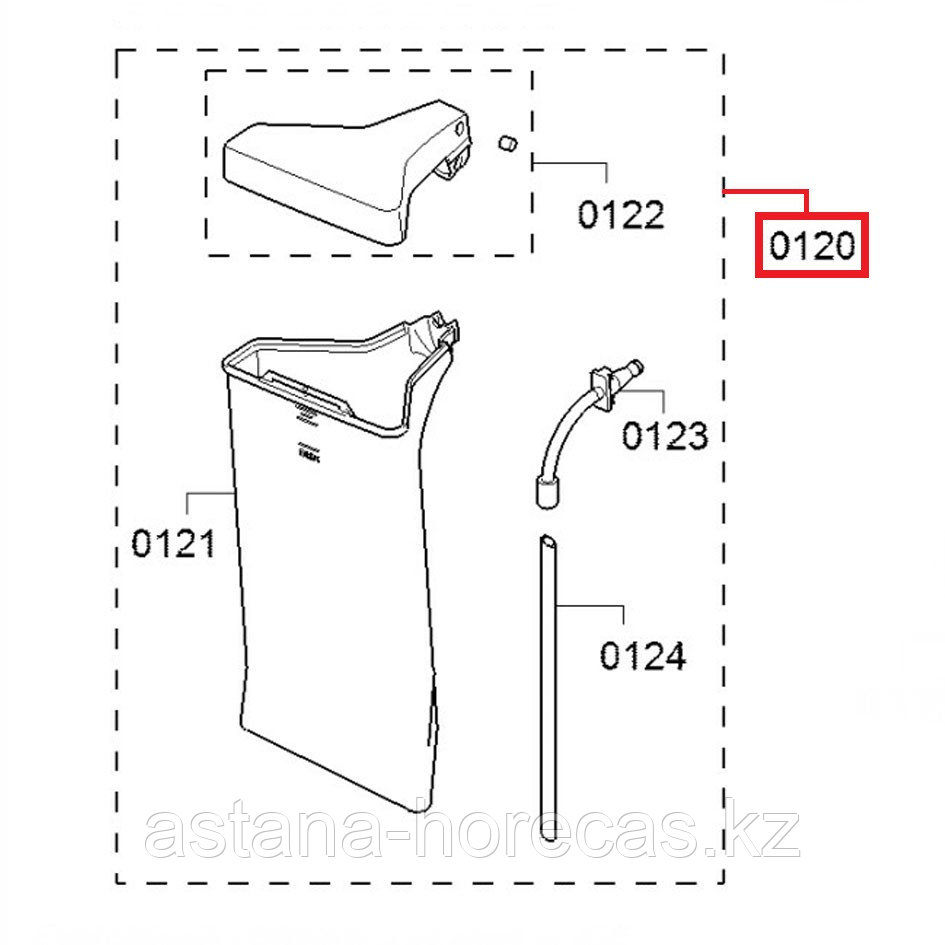 Контейнер для молока в сборе Bosch, 11011374 - фото 3 - id-p101046223