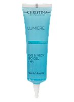 Гель Лумирэ с гиалур. кислотой для ухода за кожей вокруг глаз и шеи, 30м-Eye & Neck Bio Gel + HA - Lumiere