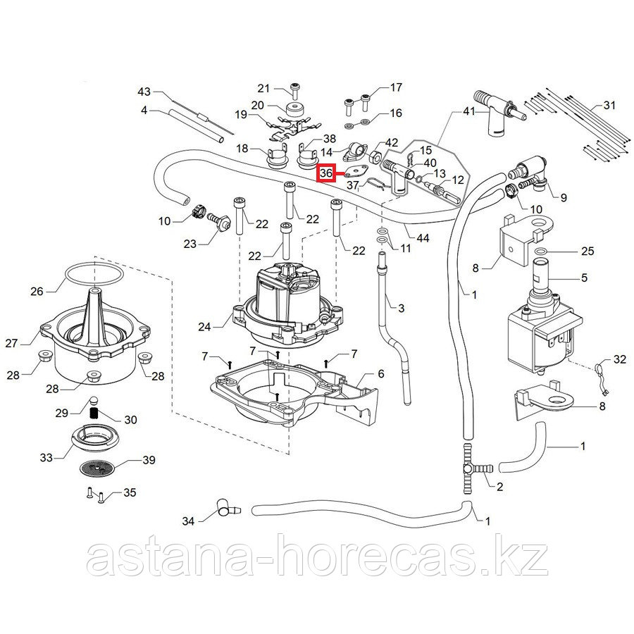 Уплотнитель бойлера для Saeco Poemia, 145845362 - фото 3 - id-p101046549