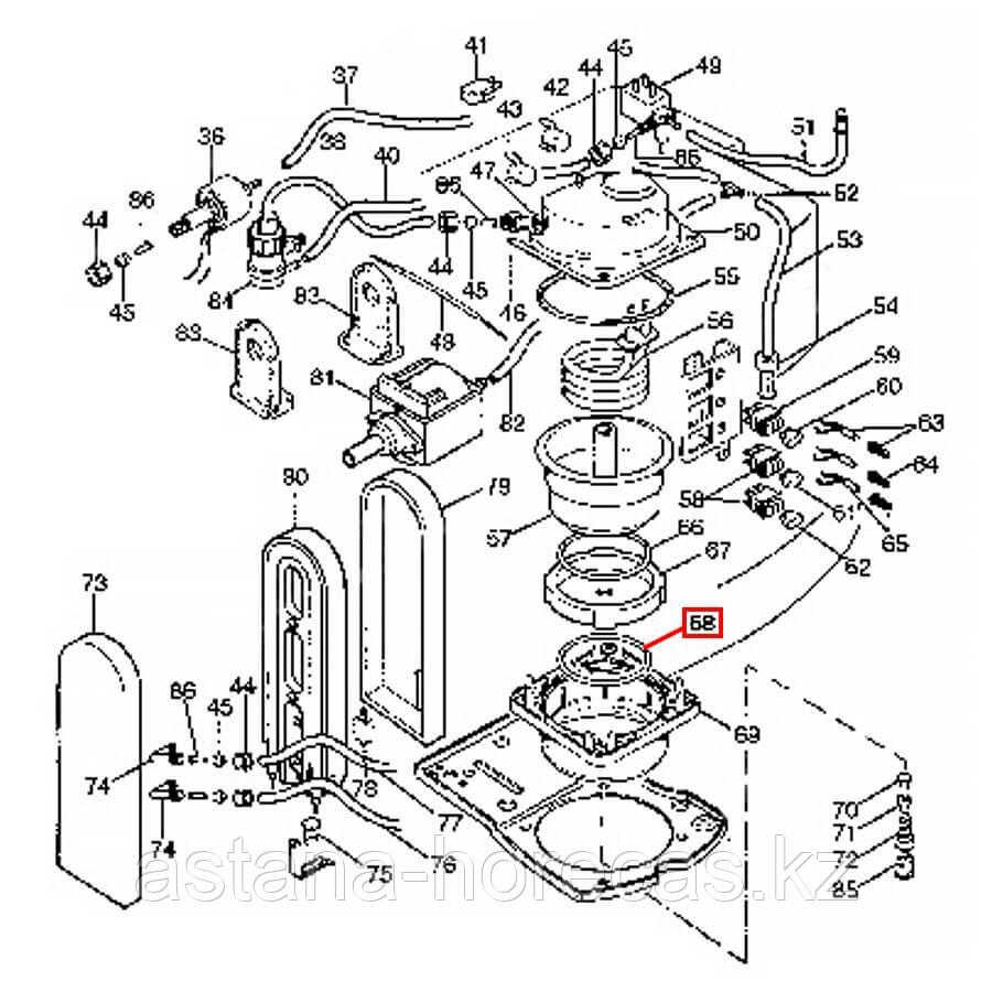 Уплотнитель рожка BAR-M200 Delonghi, 536328 - фото 2 - id-p101046578