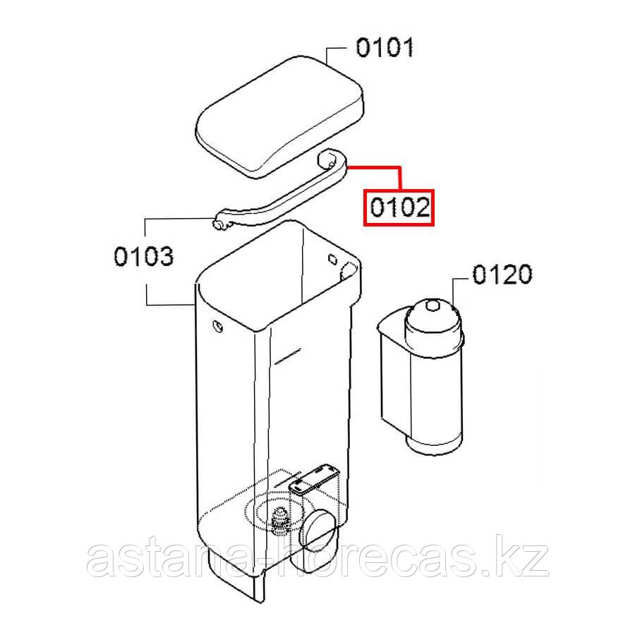 Ручка контейнера воды для кофемашин Bosch TIS30.., TI30.., 12015089 - фото 5 - id-p101046770