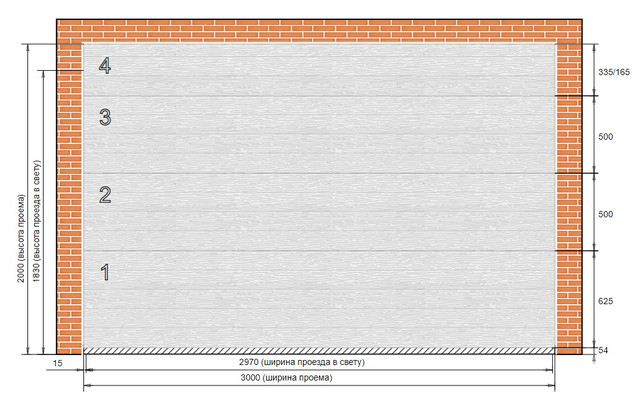 Гаражные ворота Alutech Trend RAL9016 белый (стандартный)