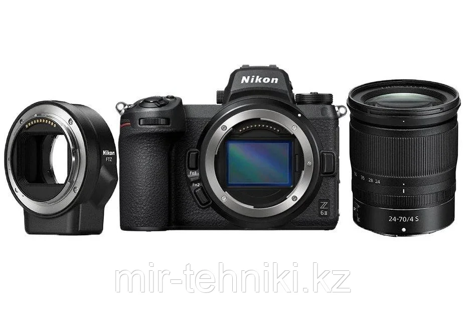 Фотоаппарат Nikon Z6 II Kit Z 24-70MM F/4 S +FTZ II Adapter - фото 1 - id-p101049619