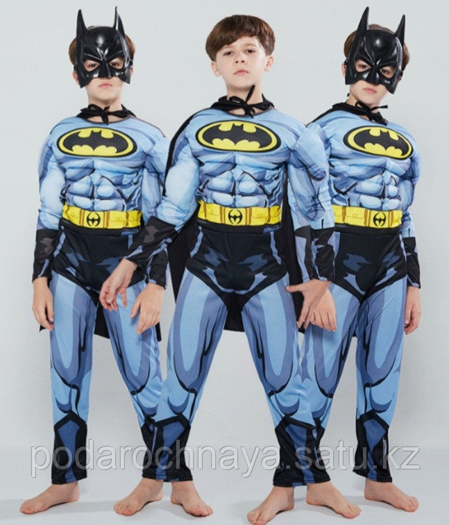 Костюм "Бэтмен" (Batman) с маской, мускулистый.