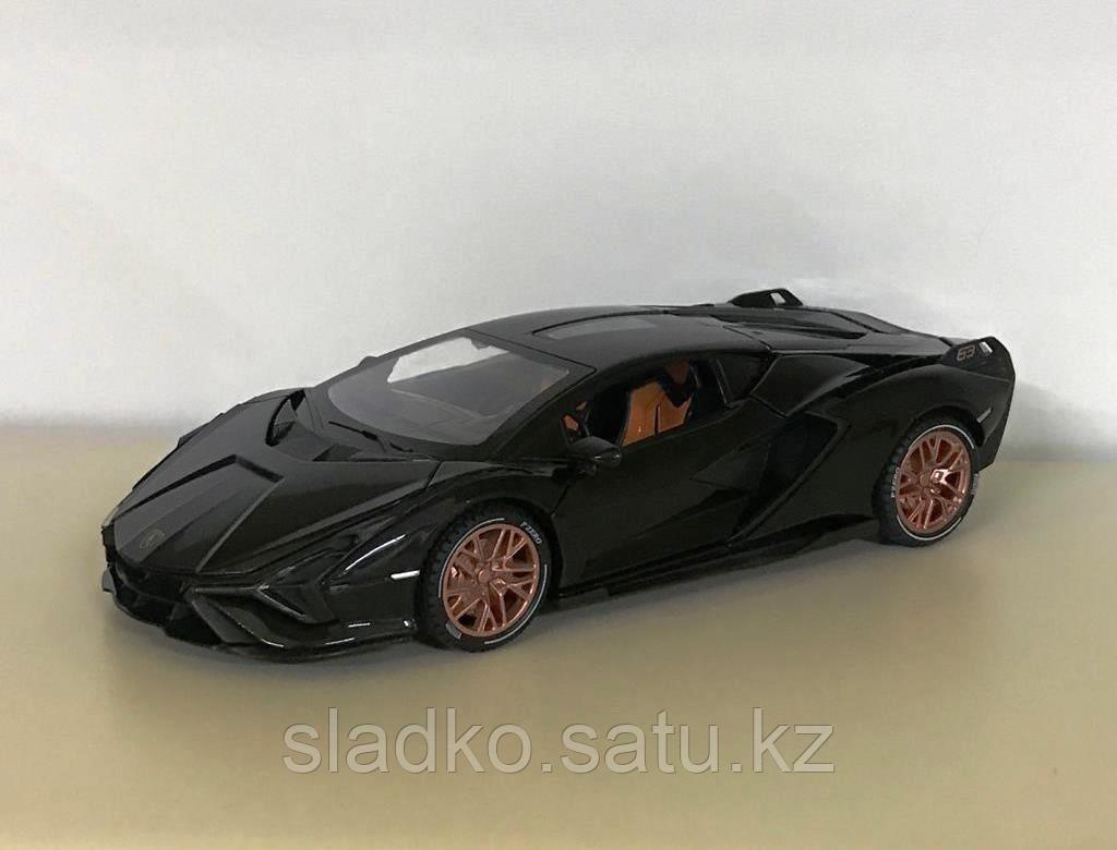 Машинка из серии моделек инерционная Lamborghini Ламборджини черная - фото 5 - id-p101052981