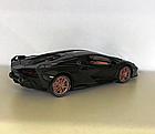 Машинка из серии моделек инерционная Lamborghini Ламборджини черная, фото 7