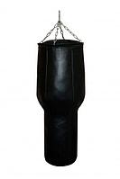 Боксерский мешок гильза Рокки кожа (размер в ассортименте) (Высота 110 см, Диаметр 40/30 см, Вес 40 кг)