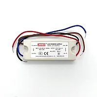 Трансформатор 24W МЕБЕЛЬНЫЙ 16мм (для наружного применения) пластиковый корпус блок питания 12V-А20