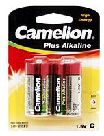 Батарейка, CAMELION, LR14-BP2, Plus Alkaline, C, 1.5V, 8450 mAh, 2 шт. в блистере