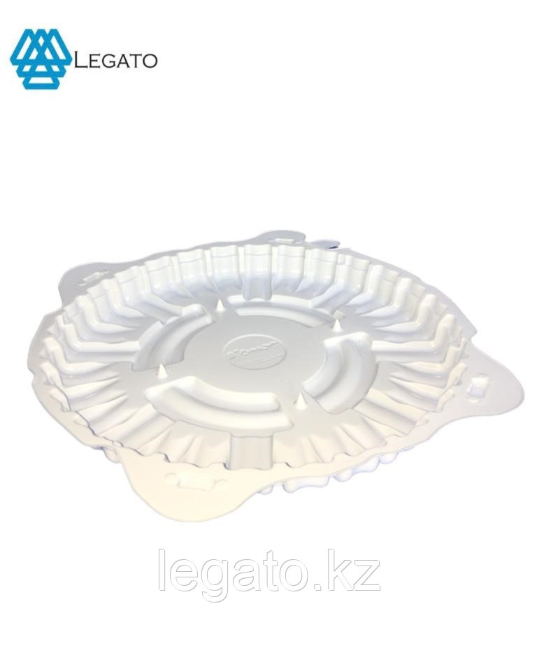 Упаковка для торта Емкость Т-225ДШ(М) (дно) БЕЛАЯ (крышка Т-225КН) 100шт/кор. (Комус)