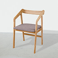 Кресло - натуральный дуб, мягкое сидение, фото 4