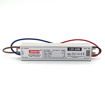 Трансформатор 24W (для наружного применения) пластиковый корпус блок питания 12V - А6