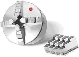 Патрон токарный CNIC d 200 мм 4-х кулачковый К12 (конус 6) с креплением (аналогично Гродно 7100-0033)