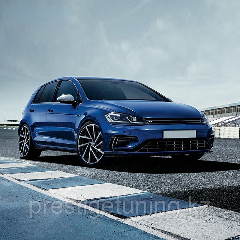 Передние фары на Volkswagen Golf (2012-17) VII дизайн GTI 7.5 (Красный цвет) - фото 8 - id-p101068819