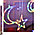 Светодиодная гирлянда "Звезда и Месяц" разноцветная, 3 метра., фото 3