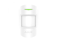 Комбинированный датчик движения и разбития стекла Ajax CombiProtect белый/черный