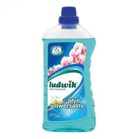 Универсальная жидкость с нейтрализатором неприятных запахов Ludwik Цветок лагуны 1 л - фото 1 - id-p101071005