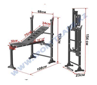 Скамья под штангу (до 120 кг) Россия - фото 2 - id-p101071235