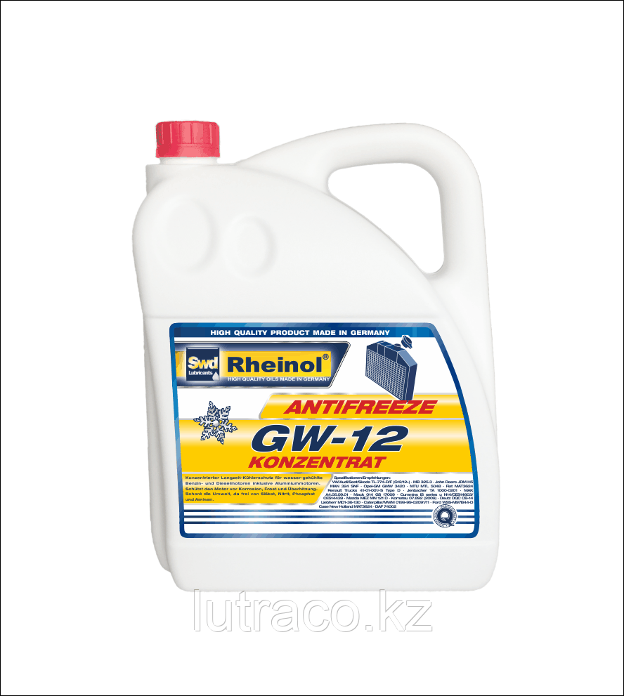 SwdRheinol Antifreeze GW-12 - Антифриз концентрат G12 5
