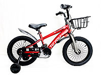 Велосипед ToYou красный оригинал детский с холостым ходом 16 размер (537-16)