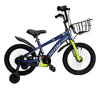 Велосипед ToYou синий оригинал детский с холостым ходом 16 размер (537-16)