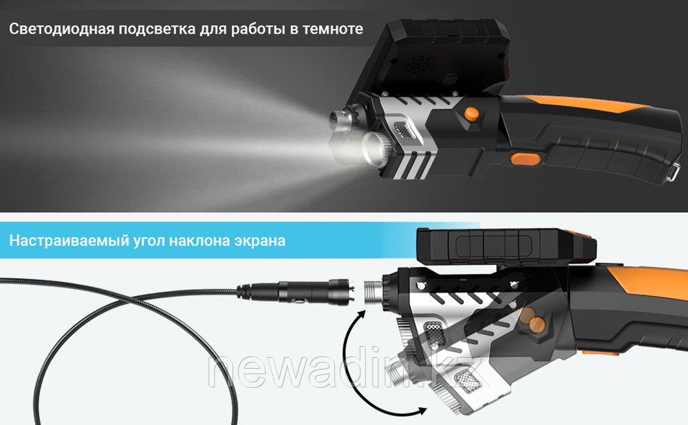 Профессиональный защищенный эндоскоп с 1 камерой, длина кабеля 3 метра (3.9mm) - фото 6 - id-p101079216