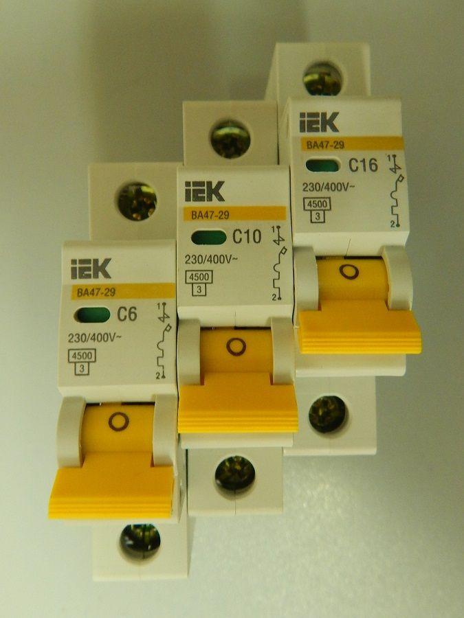 Автоматический выключатель ВА47-29 (1ф) 1А - фото 1 - id-p101079950