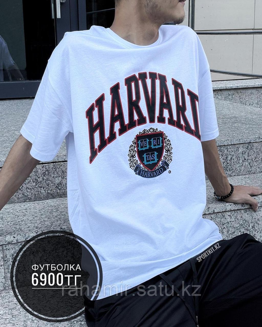 Футболка Harvard бел