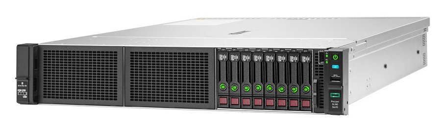 Сервер HP Enterprise DL180 Gen10  2 U/1 x Intel  Xeon Silver  4210R  2,4 GHz/16 Gb  DDR4  2933 MHz/S100i (0,1,, фото 2