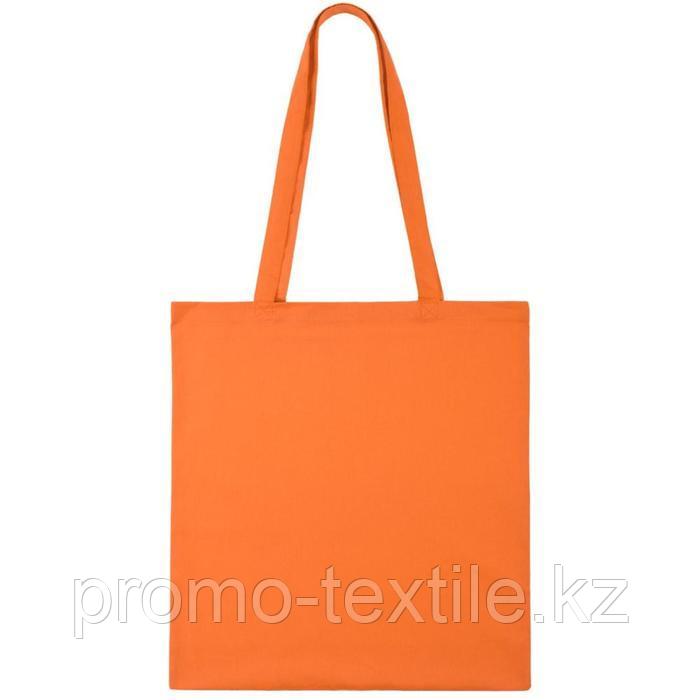 Шопперы  оранжевого цвета под нанесение логотипа | Эко-сумка оранжевая под принт