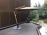 Зонт Wood Lux, 3х3м, квадратный, синий, фото 5