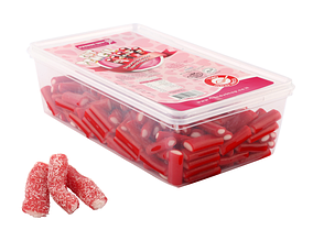 Жев.мармелад Палочки КИСЛЫЕ короткие со вкусом клубники в сахаре 300 гр / Candy Importers