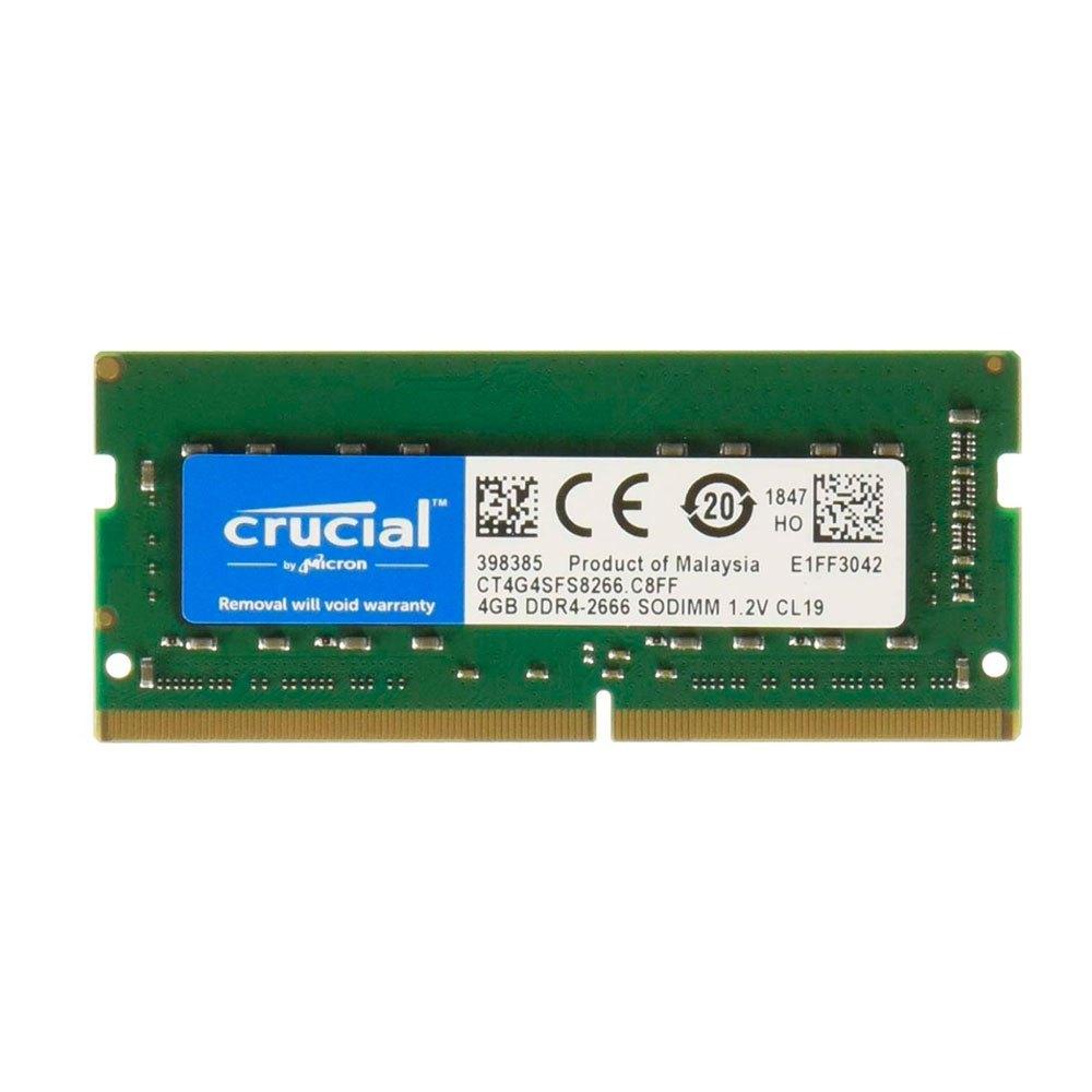 Оперативная память для ноутбука  4Gb DDR4 2666 MHz Crucial  CT4G4SFS8266