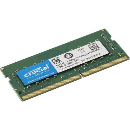 Оперативная память для ноутбука 8GB DDR4 2666 MHz Crucial Basics CB8GS2666