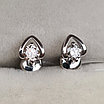 Золотые серьги с бриллиантами 0.24Ct VS1/M, EX-Cut, фото 2