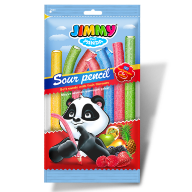 Жев.мармелад JIMMY карандаши кислые Ассорти 75 гр (12 шт в упаковке)