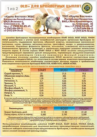 Гранулированный комбикорм для цыплят "Старт" и " Рост" "Финиш", фото 1