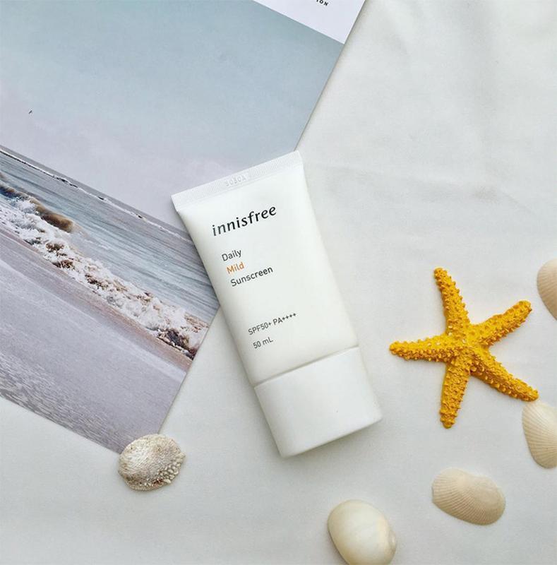Ежедневный солнцезащитный крем Innisfree Daily Mild Sunscreen SPF50+ PA++++ 50 мл