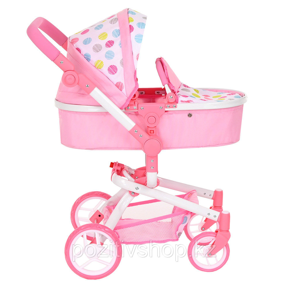 Кукольная коляска Pituso Фантазия Розовый - фото 4 - id-p101108778