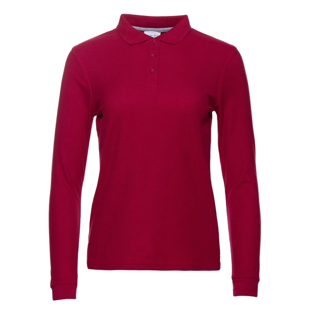 Рубашка поло женская 04SW_Бордовый (66) (XL/50)