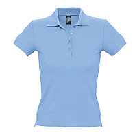 Рубашка поло женская PEOPLE 210, Голубой, S, 711310.200 S