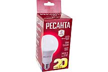 Лампа светодиодная РЕСАНТА LL-R-A60-20W-230-3K-E27, фото 5