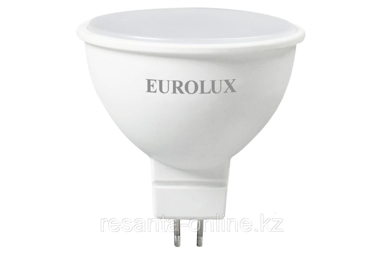 Лампа светодиодная EUROLUX LL-E-MR16-7W-230-4K-GU5.3 - фото 1 - id-p74980739