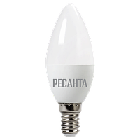 Лампа светодиодная РЕСАНТА LL-R-C37-6W-230-3K-E14