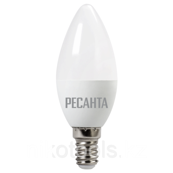 Лампа светодиодная РЕСАНТА LL-R-C37-5W-230-4K-E14 - фото 1 - id-p101113313