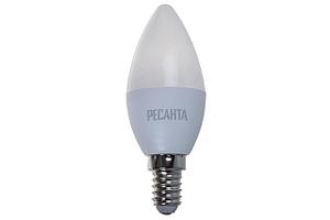 Светодиодная лампа Ресанта LL-R-C37-6W-230-4K-E14 (свеча, 6Вт, нейтр., Е14)
